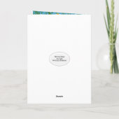 Happy Birthday Daisies mit Zipper Karte (Rückseite)