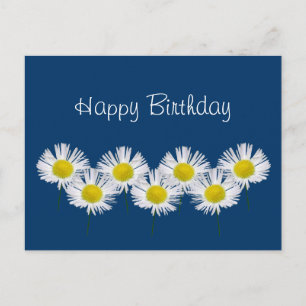 Happy Birthday Daisies Postkarte