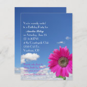 Happy Birthday Daisy Einladung (Vorne/Hinten)