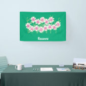 Happy Birthday Daisy Garden Design Banner (Messe)