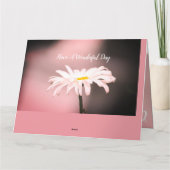 Happy Birthday Daisy Karte (Rückseite)