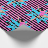 Happy Birthday Dancer Jazz Modern Dance Geschenkpapier (Ecke)