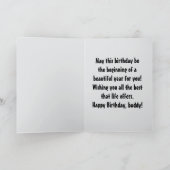 Happy Birthday Dankeskarte (Innenseite)