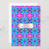 HAPPY BIRTHDAY DANKESKARTE (Vorne/Hinten)