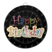 Happy Birthday Dartscheibe (vorne)