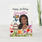 Happy Birthday Daughter Einladung (Vorderseite)