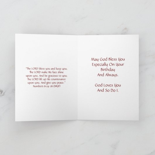 Happy Birthday Daughter-in-Law - Rose Card Karte (Innenseite)