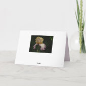 Happy Birthday Daughter Iris Foto Karte (Rückseite)