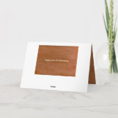 Happy Birthday Daughter Mandarine Marble Karte (Rückseite)