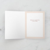 Happy Birthday Daughter Personalisiert Karte (Innenseite)