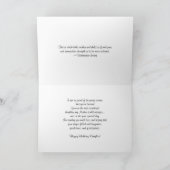 Happy Birthday-Daughter/Purple Flowers Karte (Innenseite)