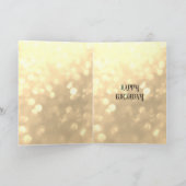 Happy Birthday Daughter Unicorn Design Karte (Innenseite)