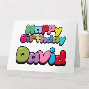 Happy Birthday David Karte