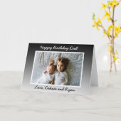 Happy Birthday Day Vater Personalisierte Fotokarte Karte (Gelbe Blume)