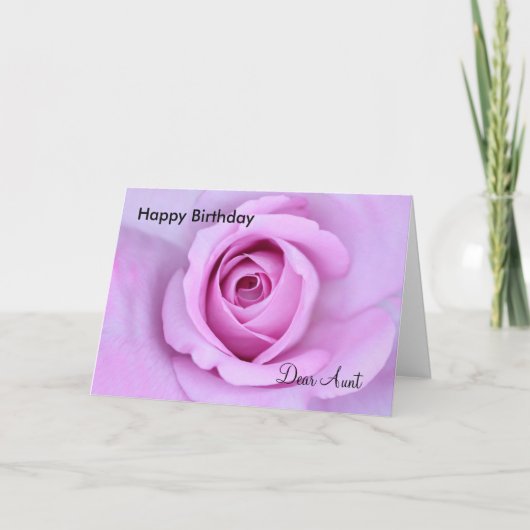 Happy Birthday Dear Tante Karte (Vorderseite)