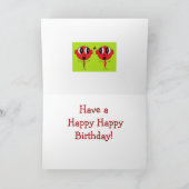 , Happy Birthday, Dear Twins Karte (Innenseite)