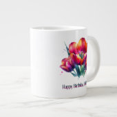 Happy Birthday Debbie Jumbo-Tasse (Vorderseite Rechts)