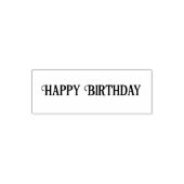 Happy Birthday Decorative Schriftart Template Permastempel (Design)