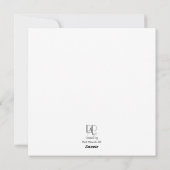 Happy Birthday Deer Feiertagskarte (Rückseite)