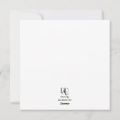 Happy Birthday Deer Feiertagskarte (Rückseite)