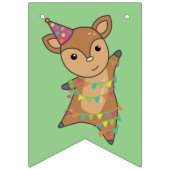 Happy Birthday Deer Party Bunting Flags Wimpelkette (Erste Fahne)