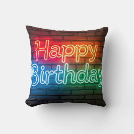 Happy Birthday Dekoration Kissen