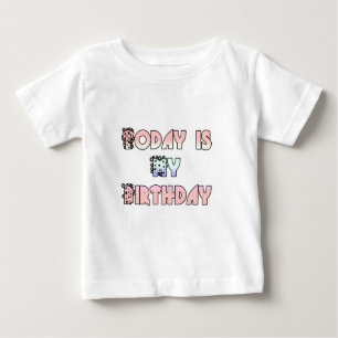 Happy Birthday Design Baby T-shirt