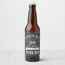 Happy Birthday Design, dekorativer Vintage-Stil Be