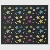 Happy Birthday Designer Geschenk-Wrap Geschenkpapier (Flach)