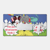 Happy Birthday Desk Mat Schreibtischunterlage (Tastatur & Maus)