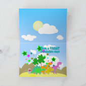 Happy Birthday Dinosaurs Card Karte (Innenseite)