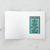 Happy Birthday | Disk Golf Spaß Karte (Innenseite)