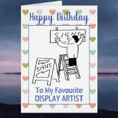 Happy Birthday Display Artist