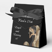 Happy Birthday Diva Girl | DIY Name | Bronze Geschenkschachtel (Vorderseite)