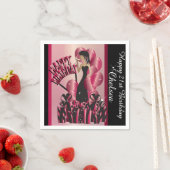 Happy Birthday Diva Girl | DIY Name | Ruby Red Serviette (Beispiel)