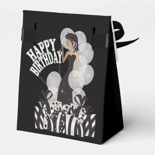 Happy Birthday Diva Girl | DIY Name | weiß Geschenkschachtel (Rückseite)