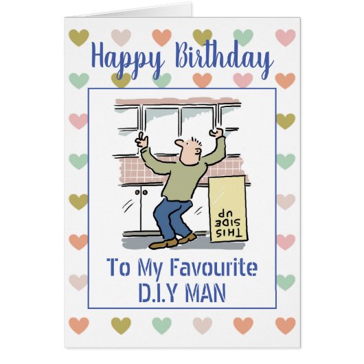 Happy Birthday DIY Man (Vorne)