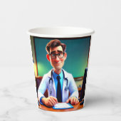 Happy Birthday Doc Paper Cups Pappbecher (Rückseite)