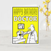 Happy Birthday Doctor Card to Personalize Inside Karte (Gelbe Blume)