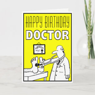 Happy Birthday Doctor Card to Personalize Inside Karte