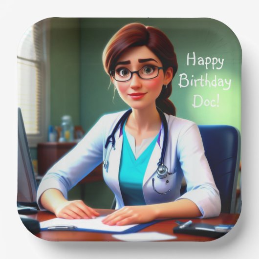 Happy Birthday Doctor Pappteller (Vorderseite)