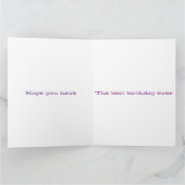 Happy Birthday Doodle Hundekarte Karte (Innenseite)