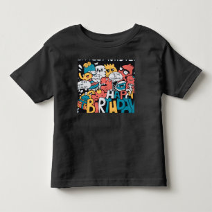 Happy Birthday Doodle Kinder T-Shirt