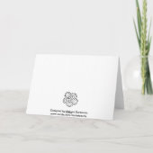 Happy Birthday Doodle Red Girly Grußkarte Karte (Rückseite)