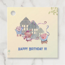 Happy Birthday Drei kleine Schweine feiern