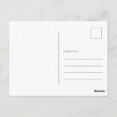 Happy Birthday | Drei Stufen Postkarte (Rückseite)