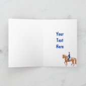 Happy Birthday Dressage Horse Card Karte (Innenseite)