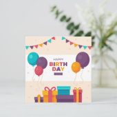 Happy Birthday Du der You Karte (Stehend Vorderseite)