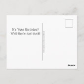 Happy Birthday Duckling Postkarte (Rückseite)