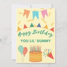 Happy Birthday Dummy